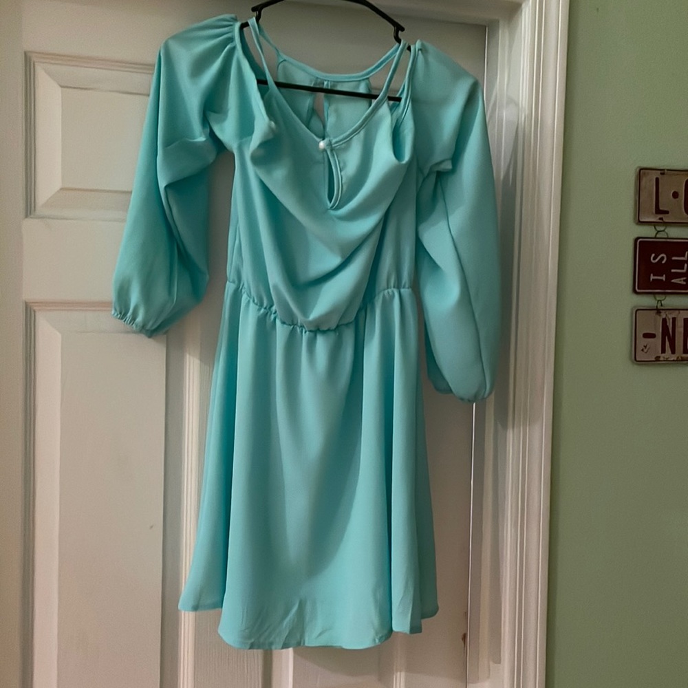 Teal Dress